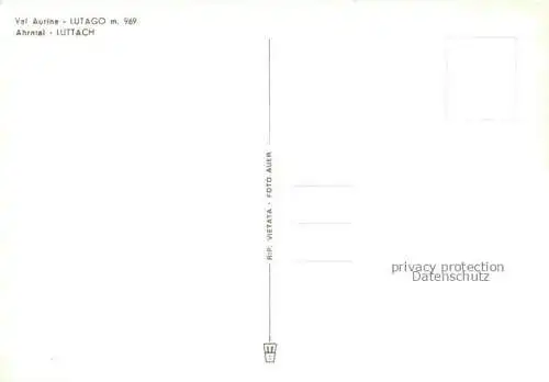 AK / Ansichtskarte  Luttach_Ahrntal_Lutago_Suedtirol_IT Fliegeraufnahme Ahrntal