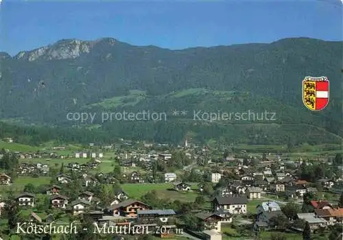 AK / Ansichtskarte  Koetschach-Mauthen_Kaernten_AT Fliegeraufnahme