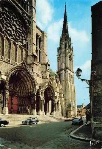 AK / Ansichtskarte  Chartres_28_Eure-et-Loir La cathedrale Le croisillon nord et la fleche gothique