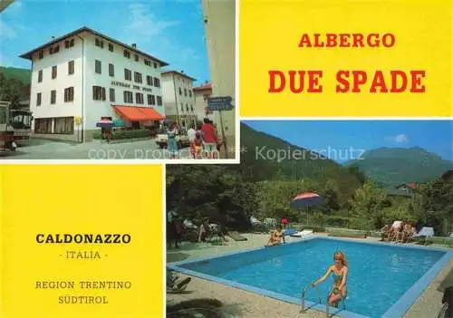 AK / Ansichtskarte  Caldonazzo_Trient_Trentino-Alto Adige_IT Albergo Due Spade Pool