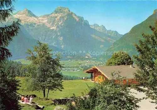 AK / Ansichtskarte  Scheffsnoth_Lofer_AT Restaurant Knappenstadl mit Loferer Steinbergen