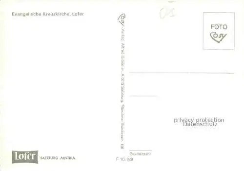 AK / Ansichtskarte  Lofer_AT Ev Kreuzkirche