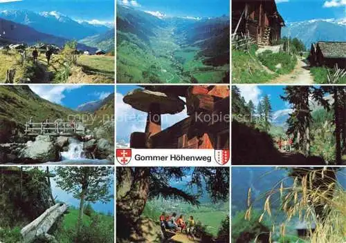 AK / Ansichtskarte  Goms_VS Gommer Hoehenweg Oberwald Bellwald Teilansichten