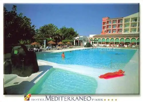 AK / Ansichtskarte  Roquetas_de_Mar_ES Hotel Mediterrano Park Schwimmbad