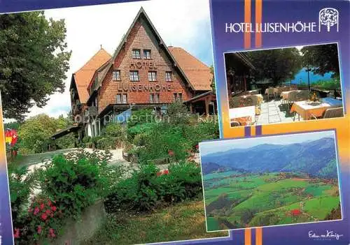 AK / Ansichtskarte  Horben_Breisgau_Schwarzwald Hotel Luisenhoehe Terrasse 