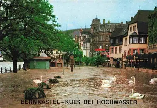 AK / Ansichtskarte  BERNKASTEL-KUES_Berncastel Moselufer bei Hochwasser