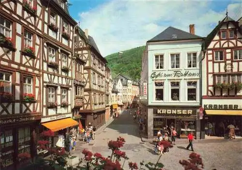 AK / Ansichtskarte  BERNKASTEL-KUES_Berncastel Marktplatz und Roemerstrasse