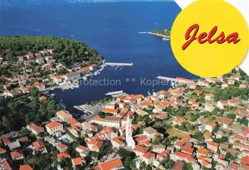 AK / Ansichtskarte  Jelsa_Croatia Fliegeraufnahme