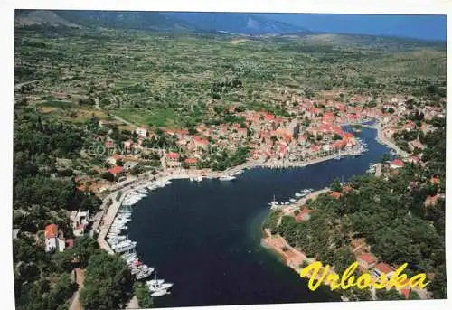 AK / Ansichtskarte  Vrboska_Vrboske_Croatia Fliegeraufnahme