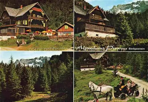 AK / Ansichtskarte  Prossau_Bad_Gastein_Pinzgau-Pongau_AT Alpenhaus Berggasthof Landschaftspanorama Pferdekutsche