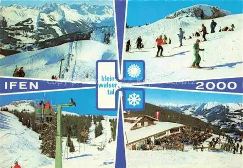 AK / Ansichtskarte  Ifen_Oberstaufen_Allgaeu Skilifte Skipisten Kleinwalsertal Sonnenterrasse