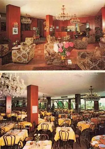 AK / Ansichtskarte  Stresa_Borromeo_Lago_Maggiore_IT Grand Hotel Bristol Foyer Gastraum