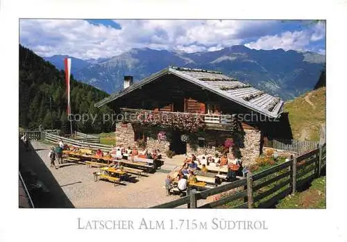 AK / Ansichtskarte  Latsch_GR Jausenstation Latscher Alm