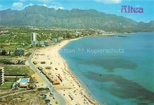 AK / Ansichtskarte  Altea_Costa_Blanca_ES Vista aerea desde Playa Albir