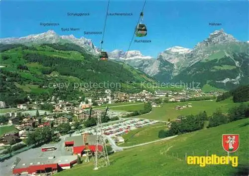 AK / Ansichtskarte  Engelberg__OW mit Gondelbahn Gerschnialp Truebsee