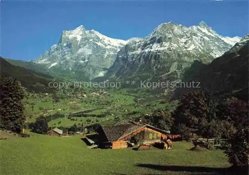 AK / Ansichtskarte  Grindelwald_BE Wetterhorn Mettenberg Schreckhorn