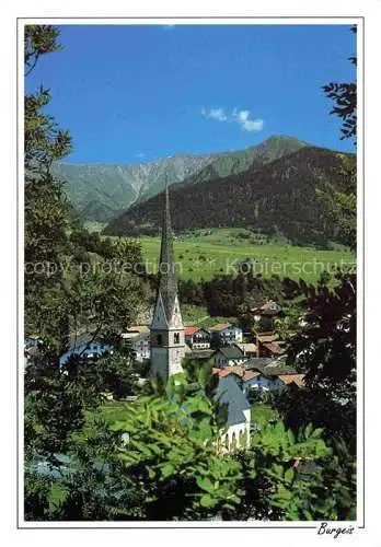 AK / Ansichtskarte  Burgeis_Mals_Suedtirol_IT Panorama Kirche