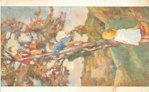 AK / Ansichtskarte  Chiesa_Pietro_Kuenstlerkarte Litho Kinder Baum