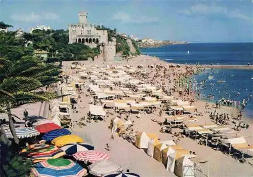 AK / Ansichtskarte  Estoril_PT Praia Strand Kuestenpanorama