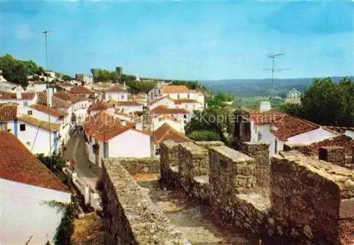 AK / Ansichtskarte  Obidos_PT Vista geral e castelo