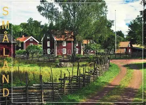 AK / Ansichtskarte  Smaland_Sweden Kleines Dorf