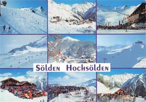 AK / Ansichtskarte  Soelden__oetztal_AT Wintersportplatz Hochsoelden Bergrestaurant oetztaler Alpen Alm Berghuette