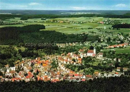 AK / Ansichtskarte  Altensteig_Schwarzwald Panorama Luftkurort im Nagoldtal