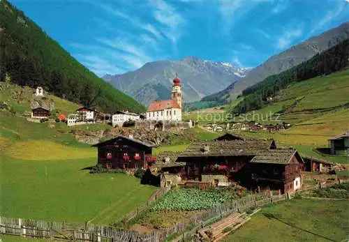 AK / Ansichtskarte  Schnals_Bozen_Suedtirol Wallfahrtskirche Unser Frau im Schnalstal