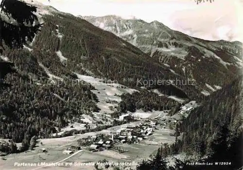 AK / Ansichtskarte  Partenen_Montafon_Vorarlberg_AT Panorama Silvretta-Hochalpenstrasse