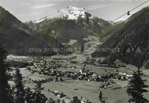 AK / Ansichtskarte  Mayrhofen__Zillertal_Tirol_AT Panorama Blick gegen Gruenberg und Penkenbahn