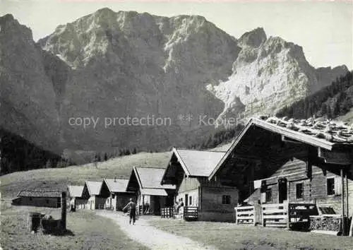 AK / Ansichtskarte  Eng_Alm_1272m_Tirol Almen mit Grubenkar Karwendelgebirge