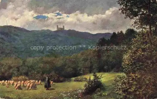 AK / Ansichtskarte  Hoffmann__Heinrich_Kuenstlerkarte_Sueddeutschland_Alsace Blick auf Andlau