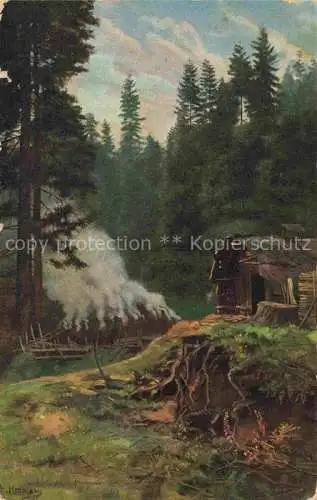 AK / Ansichtskarte  Hoffmann__Heinrich_Kuenstlerkarte_Sueddeutschland_Alsace Koehler im Schwarzwald