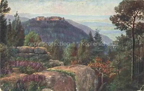 AK / Ansichtskarte  Hoffmann__Heinrich_Kuenstlerkarte_Sueddeutschland_Alsace Mont Sainte Odile 