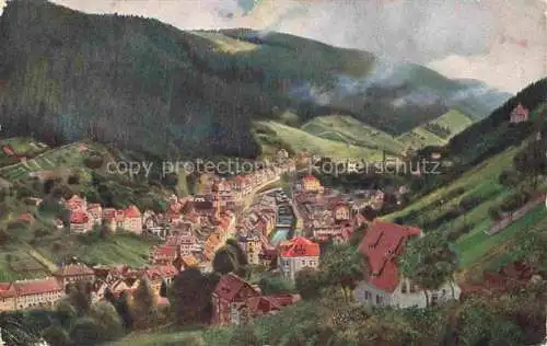 AK / Ansichtskarte  Hoffmann__Heinrich_Kuenstlerkarte_Sueddeutschland_Alsace Wildbad im Schwarzwald