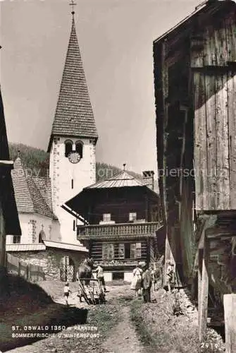 AK / Ansichtskarte  St_Oswald_Kaernten_AT Ortsmotiv mit Blick zur Kirche Sommerfrische