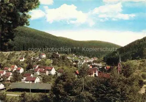 AK / Ansichtskarte  Hoefen__Enz Panorama Luftkurort im Schwarzwald