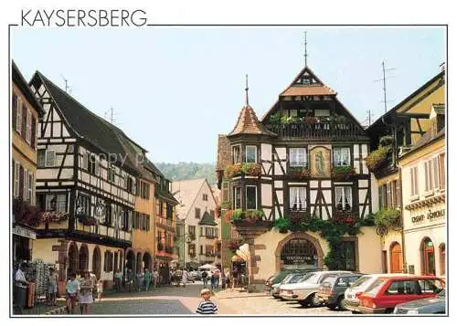 AK / Ansichtskarte  Kaysersberg_Kaisersberg_Alsace_68_Haut_Rhin Maison à pans de bois et oriel XVIe siècle Fachwerkhaeuser Altstadt