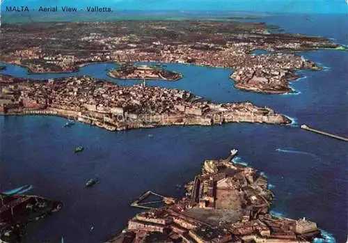 AK / Ansichtskarte  Valletta_Malta Fliegeraufnahme