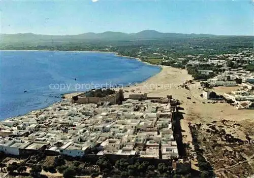 AK / Ansichtskarte  Hammamet_Tunesie Strand Fliegeraufnahme