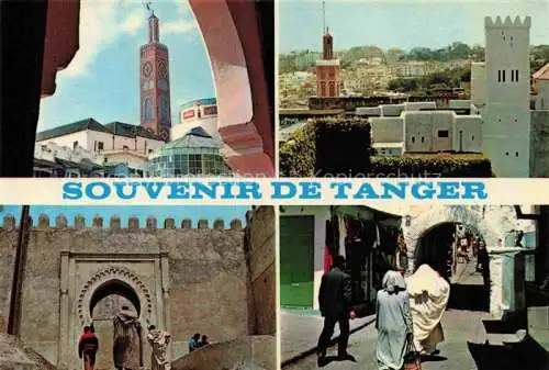 AK / Ansichtskarte  TANGER_Tangier_Tangiers_Maroc Souvenir de Tanger