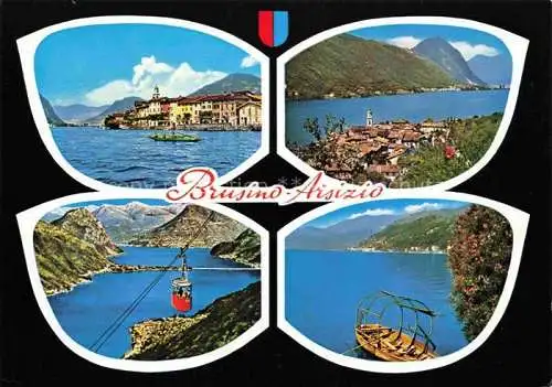 AK / Ansichtskarte  Brusino-Arsizio_Brusinosizio_TI Lago di Lugano Teilansichtn