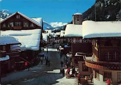 AK / Ansichtskarte  Adelboden_BE Dorfstrasse 