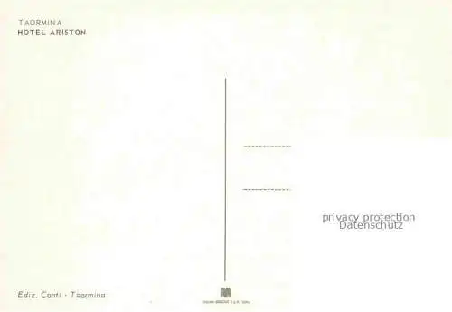 AK / Ansichtskarte  Taormina_Sicilia_IT Hotel Ariston