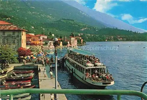 AK / Ansichtskarte  Malcesine_Lago_di_Garda Landungsbruecke