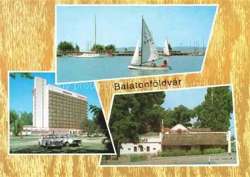 AK / Ansichtskarte  Balatonfoeldvar_HU Segelpartie Hotel Cafe