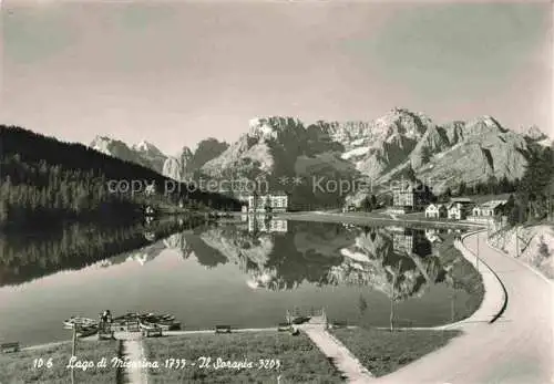 AK / Ansichtskarte  Misurina_Veneto_IT Lago di Misurina Il Sorapis