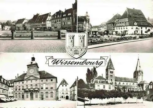 AK / Ansichtskarte  Wissembourg_Weissenburg_Alsace_67_Bas-Rhin Quai Anselmann Maison du Sel Hotel de Ville Eglise Saint Pierre et Saint Paul