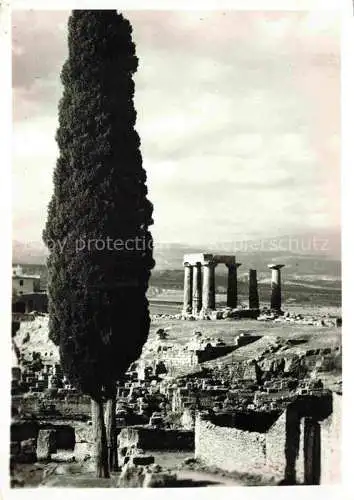 AK / Ansichtskarte  Corinth_Corinthe_Korinth_Korinthia_Greece Apollon Tempel