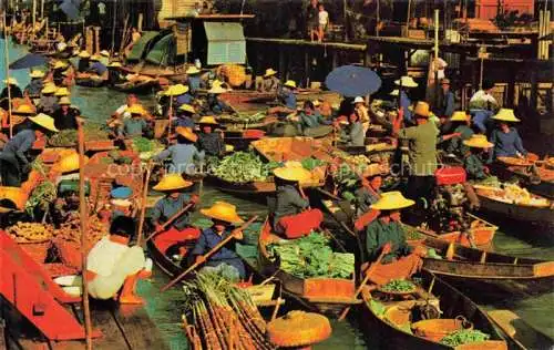 AK / Ansichtskarte  Thailand Floating Market